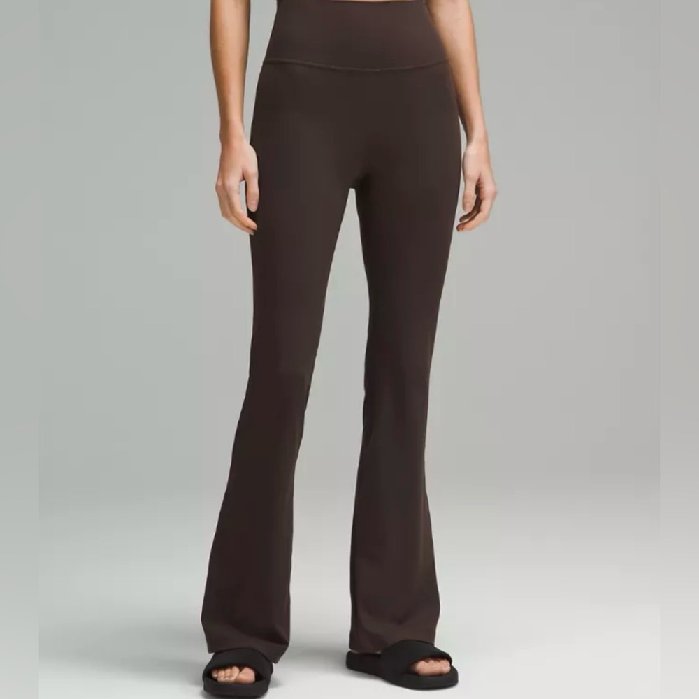 Lululemon Align™ Ribbed Mini-Flare Pant Extra Short Brown Size 10